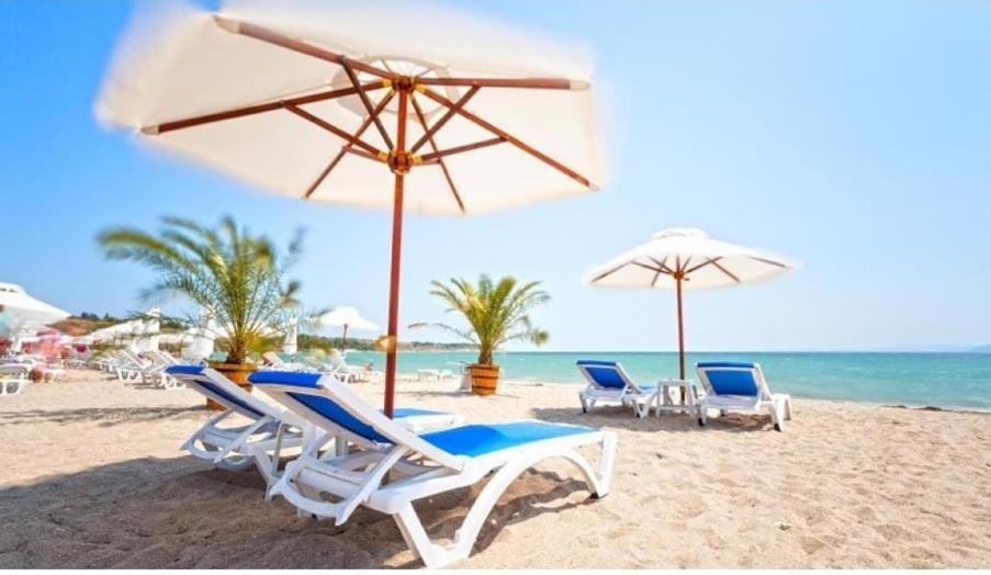 Bbr26- Sea View First Line Apartment Sarafovo Burgas Bagian luar foto