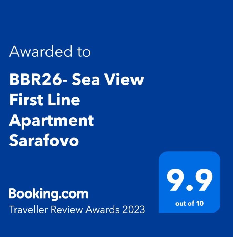 Bbr26- Sea View First Line Apartment Sarafovo Burgas Bagian luar foto